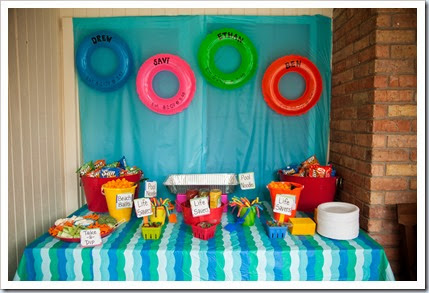 pool party decorations printable