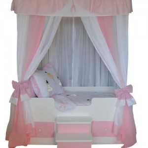 princess canopy bed full