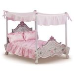 : princess canopy bed with slide