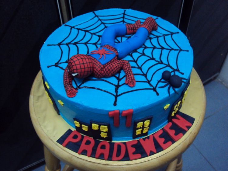 spiderman cakes designs