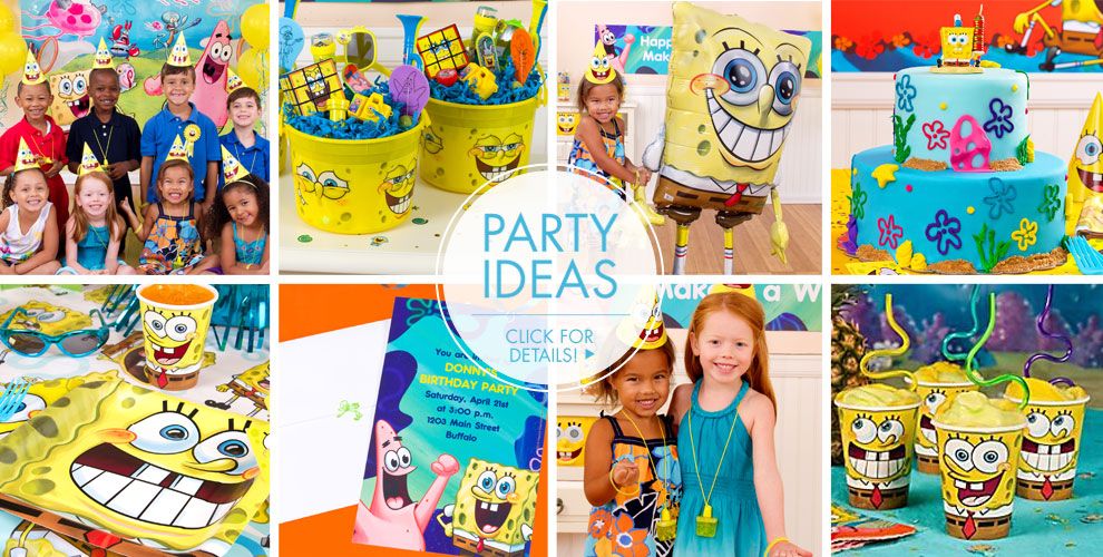 spongebob party supplies canada