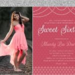 : sweet 16 invitations black and gold