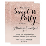 : sweet 16 invitations free