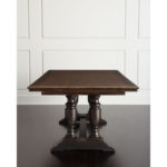 : trestle dining table amish