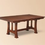 : trestle dining table solid wood