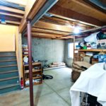 : unfinished basement playroom ideas