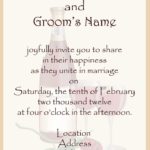 : wedding invitation wording no parents
