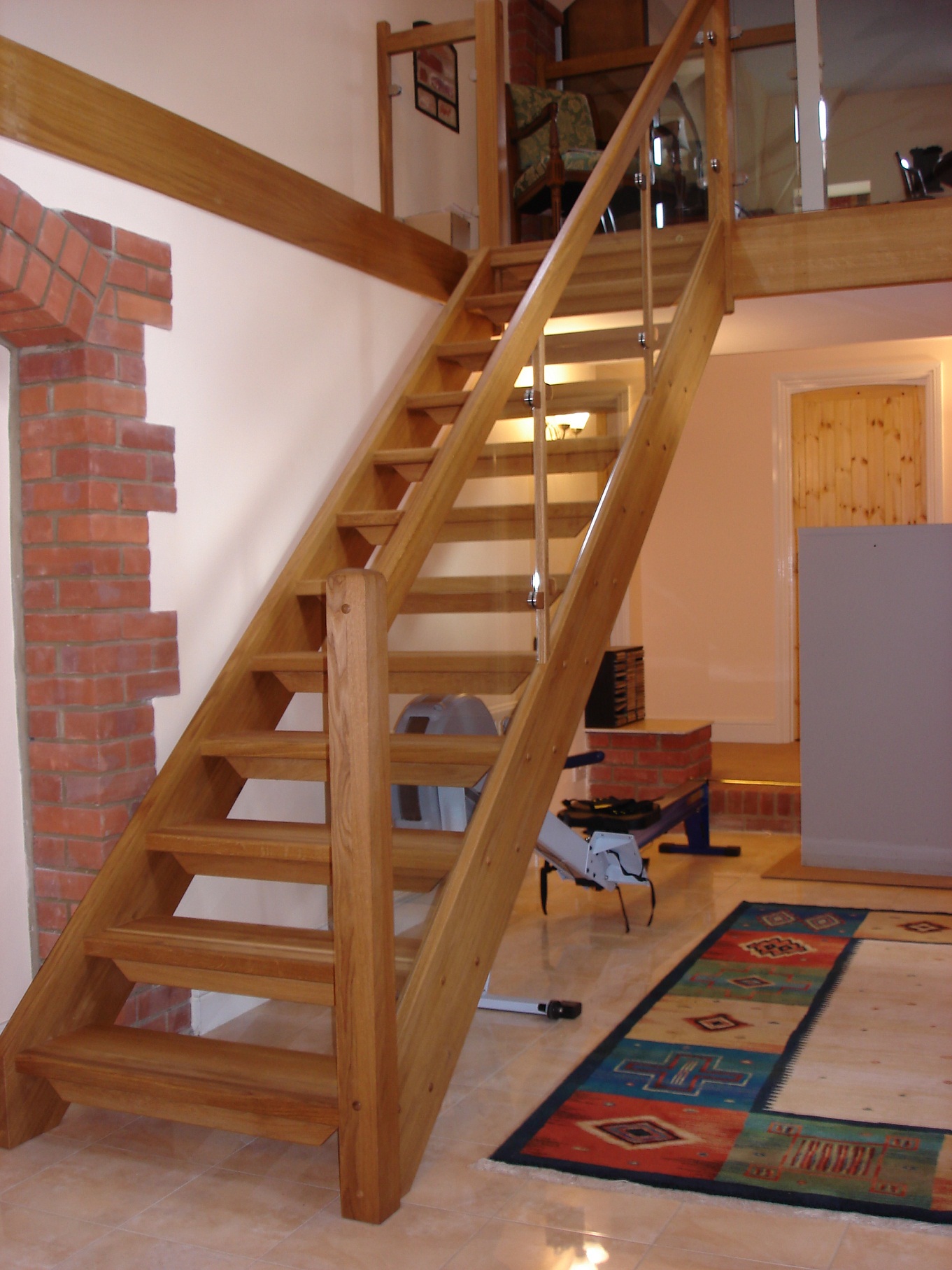 wooden staircase spindles